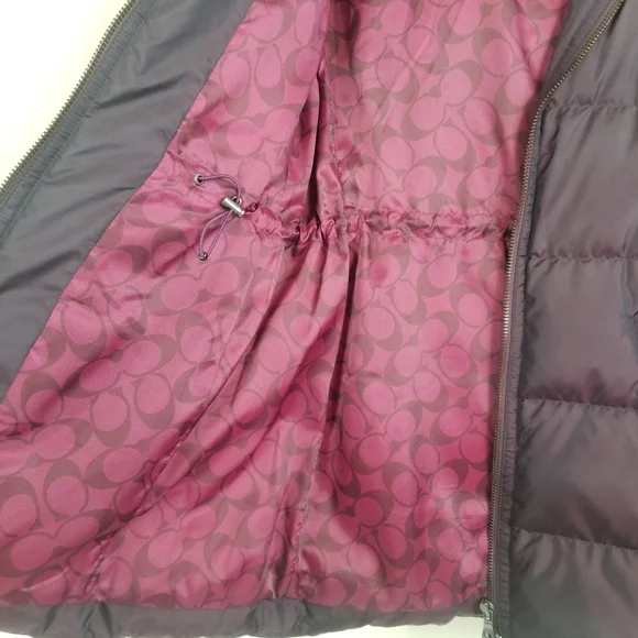 Coach Down Puffer Coat Size XS Bust 35 - Picture 8 of 15